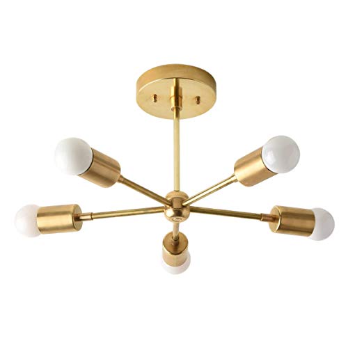 Algopix Similar Product 11 - Handmade in USA Gold Brass Sputnik