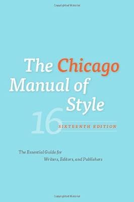 The Chicago Manual of Style, 16th Edition