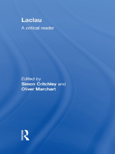 Laclau: A Critical Reader by Simon Critchley