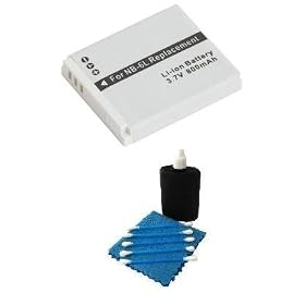 SAVEoN Replacement Extended Long Life Canon NB-6L for Canon PowerShot SX260 HS, SX260HS Digital Camera + Camera Cleaning Kit