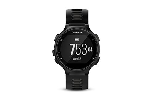 garmin forerunner 735xt - black & gray