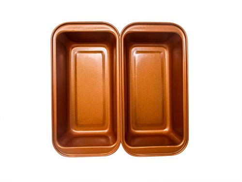 Algopix Similar Product 8 - Copper Colored Cookware Loaf Bread Pan