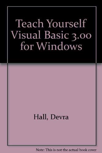 Teach Yourself... Visual Basic 3.0 by John Socha