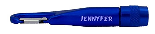 

Carabiner Flashlight with text Jennyfer (first name/surname/nickname)