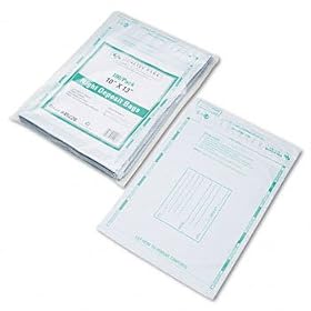 Quality Park 45228 - Poly Night Deposit Bags w/Tear-Off Receipt, 10 x 13, Opaque, 100 Bags/Pack-QUA45228