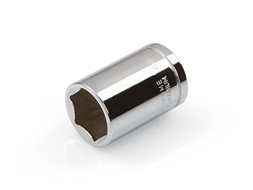 TEKTON 14146 3/8-Inch Drive by 14mm Shallow Socket, Cr-V, 6-Point