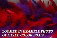 

80 Gram Chandelle Feather Boa 2 Yards - WHITE/BLACK Mix