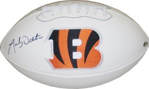 

Andy Dalton signed Cincinnati Bengals Logo Football- Dalton Hologram