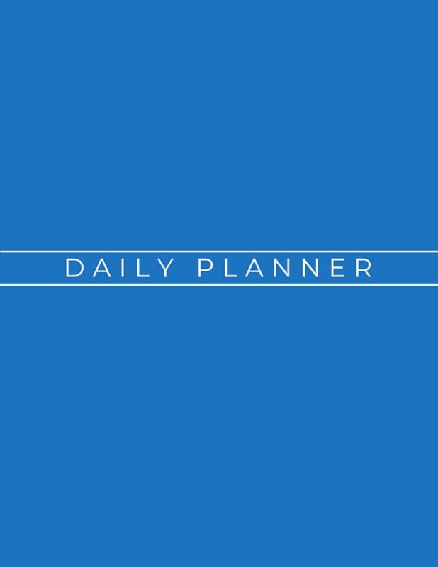 Daily Planner - Mindfulness, Gratitude, & Self-Care Journal: All in One Daily Planner, Journal and Tracker - 120 Pages - 8.5 X 11 (Blue)): To Do List, ... Exercise, Meal Tracker, and So Much More! by Suite19 Press