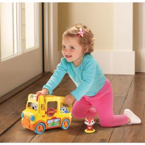Fuel imagination and rev fine motor skills by moving the doors, stop sign, picnic table and more.