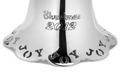 Towle Silversmiths 2012 Silver-Plated Pierced Bell