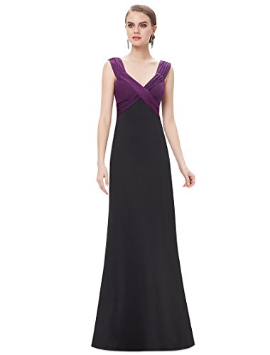 Ever Pretty Elegant Full Length Stretchy V-neck Evening Gown 09051