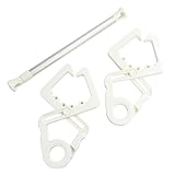 オーエ クロスフック 2個組 ポール付き