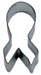 RM Awareness Ribbon Cookie Cutter for Pink or Purple Cancer Bake Sale Fundraisers / Yellow Support our Troops Cookies