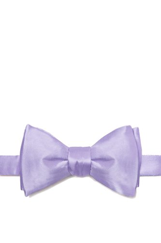 Algopix Similar Product 12 - Lavender Lavender Silk Butterfly Bow Tie