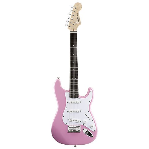Squier Mini Strat, Pink RW · Guitare électrique