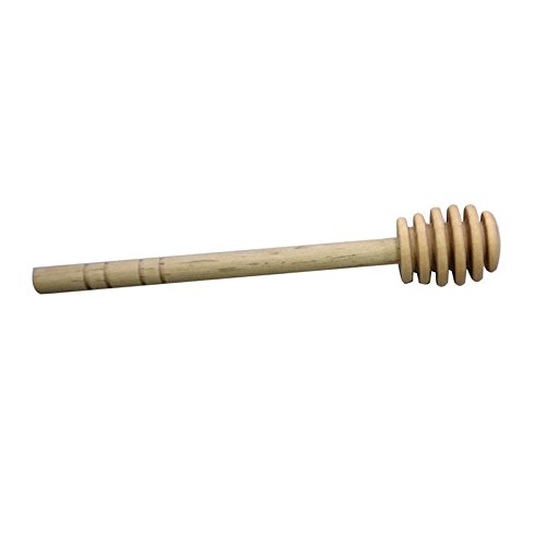 Welecom Wooden Long Handle Honey Stir Bar Dipper Stick