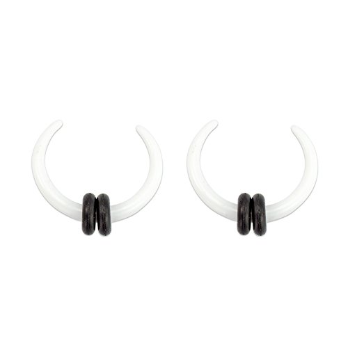 Algopix Similar Product 15 - Pierce2GO White Acrylic Ear Pinchers