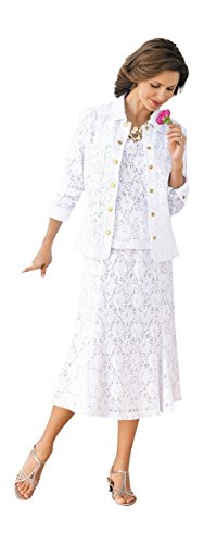 

Draper's & Damon's Women's Petite Luxe Lace Jacket