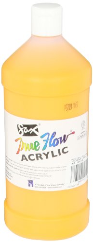 Sax True Flow Medium Bodied Acrylic Paint - Quart - Yellow