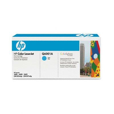 HP 124A (Q6001A) Cyan Original LaserJet Toner Cartridge