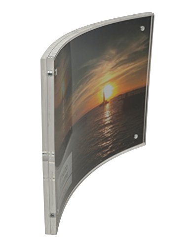 Curved Acrylic Magnet Photo Frame (5x7
