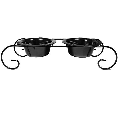 Algopix Similar Product 16 - Platinum Pets Double Diner Low Feeder
