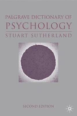 The Macmillan dictionary of psychology