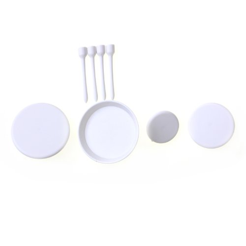 

TANGCHU Decorating Nail Set Of 4 Pieces Diameter: 2.6inch, 2.4inch, 2inch, 1.5inch White