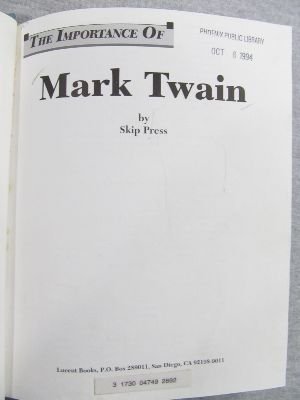 The Importance of Mark Twain