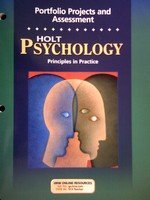 Portfolio Projects & Asmnt Psych 2003 by Inc. Holt, Rinehart, and Winston