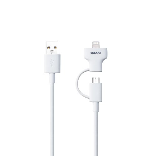 OZAKI O!tool Sync/Charge Combo Cable White