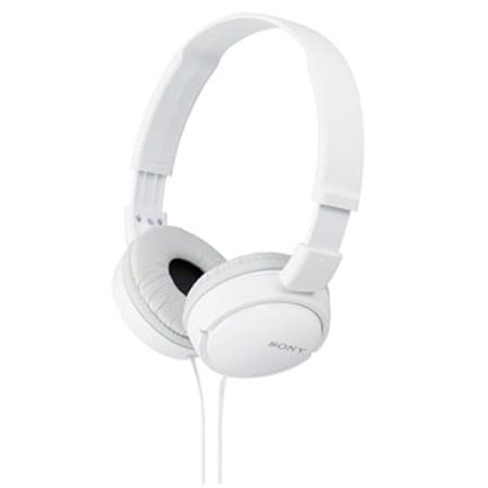 Sony MDR-ZX110A Stereo On-Ear Headphone(White)