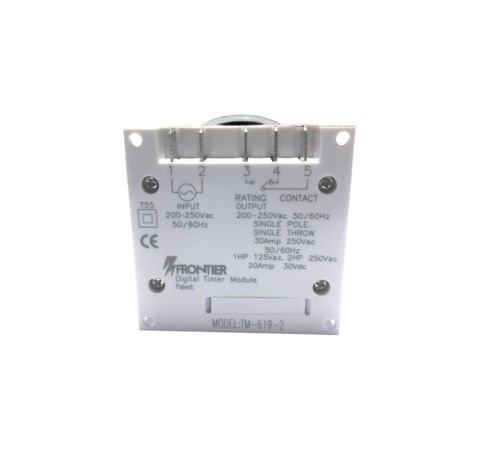 Frontier Digital Timer Programmable Controller 5-Pin TM-619-2 Replaceable Battery