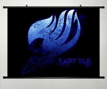 Home Decor Anime Fairy Tail LOGO Cosplay Wall Scroll Poster 23.6 X 17.7 Inches-004