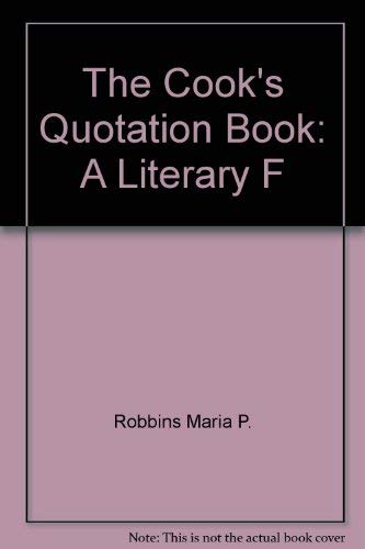 COOK'S QUOTATION BOOK CL by Maria P. Robbins