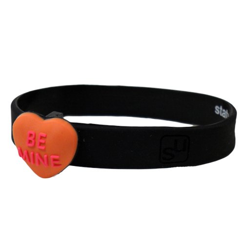 

Status Update Bands Be Mine Conversation Heart Charm