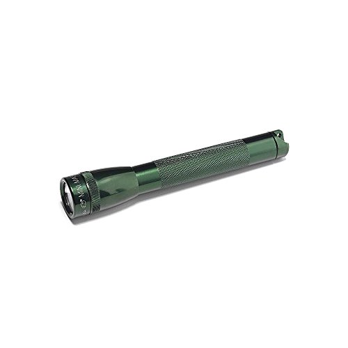 Industrial Mini Flashlight, Incand, Green