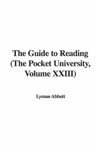 The Guide to Reading: The Pocket University