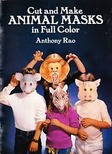 Cut and Make Animal Masks in Full Color