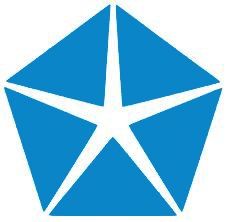 Old Chrysler Pentastar Decal 5