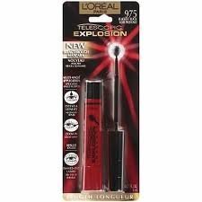 L'oreal Paris Telescopic Explosion Mascara, 0.27-fluid Ounce .Blackest Black-975,pack of 2