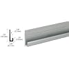 CRL Brushed Nickel Deep Nose J Channel – 12 Ft Aluminum Trim For Mirror Installation