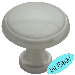 

Cosmas 9985SN Satin Nickel Cabinet Hardware Round Knob - 1-1/8" Diameter - 50 Pack