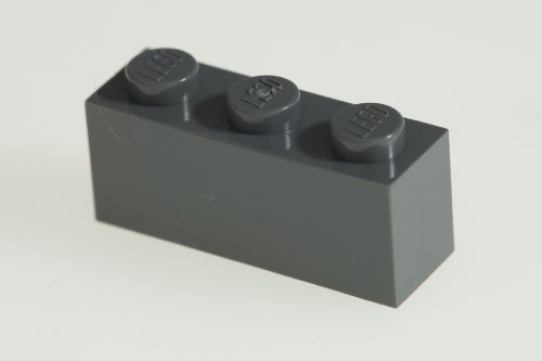 200x Lego Dark Stone Grey (Dark Grey) 1x3 Bricks Super Pack