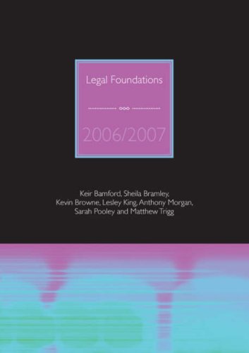 Legal Foundations by Keir Bamford