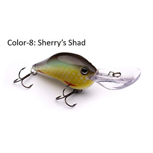 Algopix Similar Product 3 - Vexan PB12 Bass Crankbait Fishing Lure