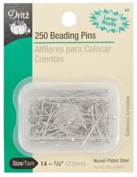 

Bulk Buy: Dritz Beading Pins Size 14 7/8" 250/Pkg 89 (6-Pack)