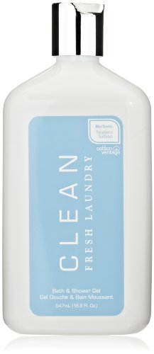 Clean Fresh Laundry, Bath and Shower Gel, 18.5 Fluid Ounce