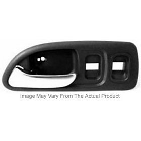 

HONDA ACCORD 94-97 FRONT DOOR HANDLE RIGHT INSIDE, Black, w/ Power Window Hole